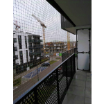 SIATKA PRZECIWKO PTAKOM montaż na balkon  SIATKA PRZECIWKO PTAKOM montaż na balkon Bez Wiercenia