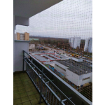 Siatka wzmocniona ochronna dla kota montaż