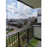 Siatka ochronna na balkon dla kotów bez wiercenia