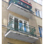 Siatka ochronna na balkon dla kota