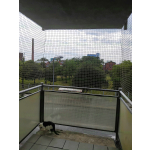 Siatka na balkon dla kota montaż bez wiercenia