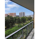 Siatka ochronna na balkon dla kota BEZINWAZYJNY MONTAŻ