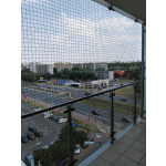 Siatka wzmocniona dla kota montaż bez wiercenia