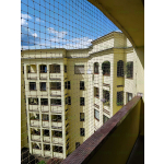 Wzmocniona siatka dla kota na balkon montaż Warszawa