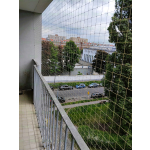 Siatki balkonowe na gołębie montaż Warszawa