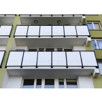 Siatka zabezpieczająca balkon dla kota wzmocniona