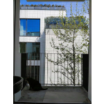 Siatka wzmocniona drutem dla kota na balkon z montażem