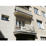 Wzmocniona siatka drutem dla kota na balkon montaż