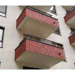 Siatka wzmocniona ochronna na balkon dla kota montaż Warszawa