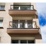 Wzmocniona siatka drutem ochronna dla kota na balkon montaż Warszawa