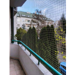 Siatka wzmocniona dla kota na balkon montaż Warszawa