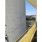 Siatka ochronna na balkon przeciw gołębiom niewidoczna montaż Warszawa