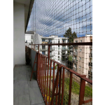 Siatka ochronna na balkon dla kotów BEZINWAZYJNY MONTAŻ Warszawa