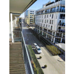 Siatka bezbarwna na balkon dla kota montaż Warszawa