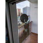 Siatka ochronna na balkon dla kota z montażem Warszawa