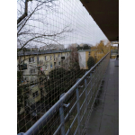 Siatka dla kota na balkon montaż BEZINWAZYJNY Warszawa