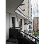 Siatka na balkon przeciw gołębiom z montażem bez wiercenia Warszawa