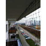 Montaż siatki na balkon dla kota Warszawa